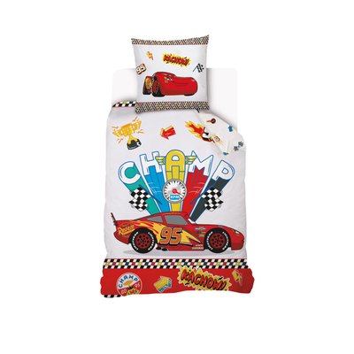 Parure de lit coton, Cars Flash Mc Queen DISNEY