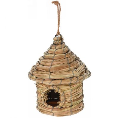 Nichoir pour oiseaux en jute 18x18x20cm SUNNYDAYS