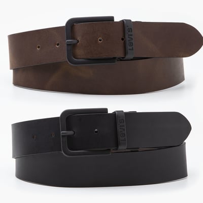 Ceinture en cuir réversible Core Metal LEVI'S