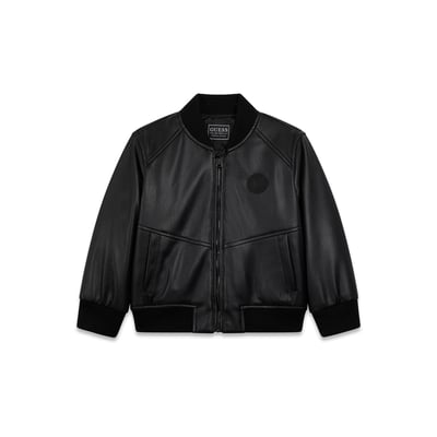Veste En Cuir Sarcelle Pour Enfant Leather Network - Taille S, Style Motard, Très Bon état