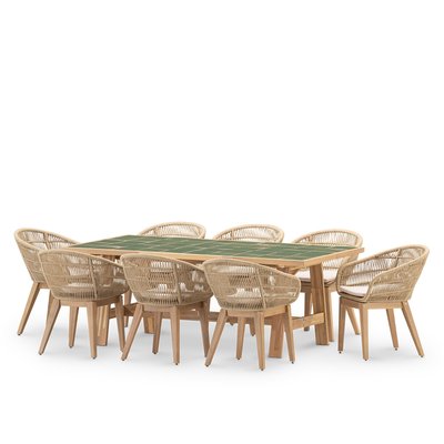Salon de jardin, 8 chaises, BISBAL & PROVENZA DEFORA HOME