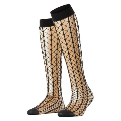 Mi-bas Paradise Net Fibre artificielle Transparent FALKE