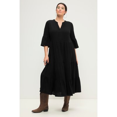 Robe maxi en mousseline, à col montant STUDIO UNTOLD