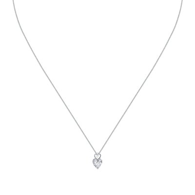 Collier en argent 925 et oxyde de zirconium CLEOR