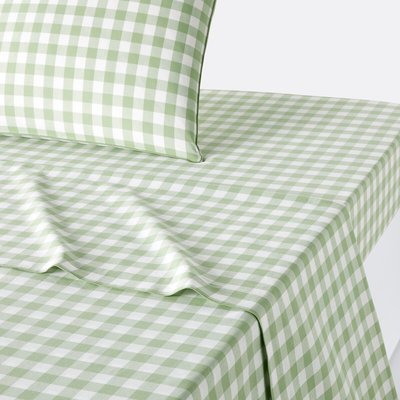 Drap plat coton, Veldi vert LA REDOUTE INTERIEURS