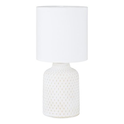 Lampe de table en pied céramique   et abat jour   BELLARIVA EGLO