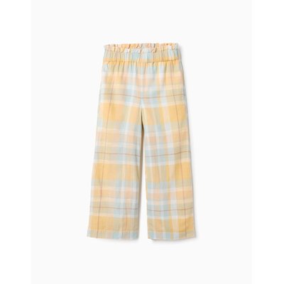 Pantalon en Coton à Carreaux 'Brothers & Sisters' ZIPPY