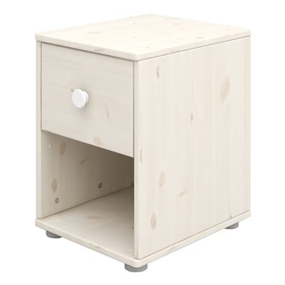 Commode 1 tiroir en pin solide FLEXA