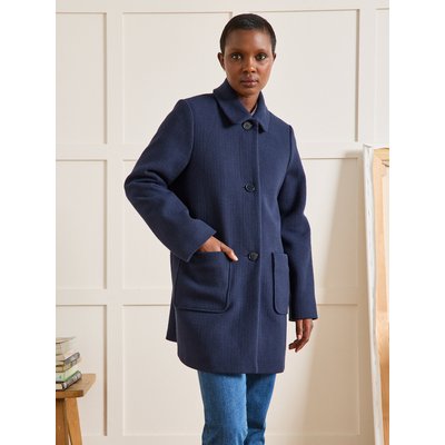Manteau tissu natté uni CYRILLUS