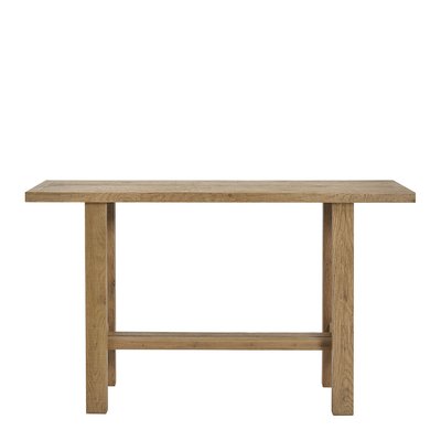 Console chêne recyclé 130x40x86 BLANC D’IVOIRE