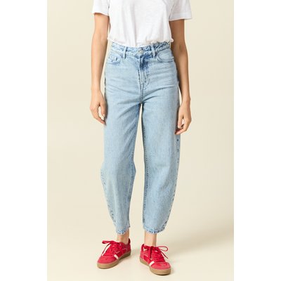 Jeans slouchy taille haute en coton BONOBO