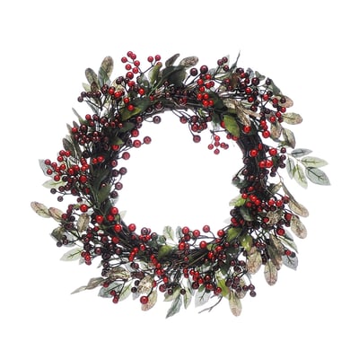 60cm Heritage Noel Mixed Berries Wreath SO'HOME