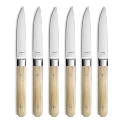 Coffret 6 couteaux steak - FUSION AMEFA
