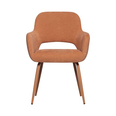 Lot de 2 fauteuils de table en tissu et métal - JENNY WOOOD