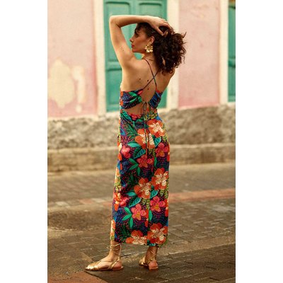 Robe  longue evasée imprimé floral ROLLY LA PETITE ETOILE