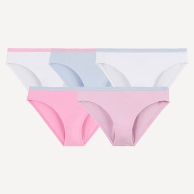 Lot de 5 culottes unies LA REDOUTE COLLECTIONS