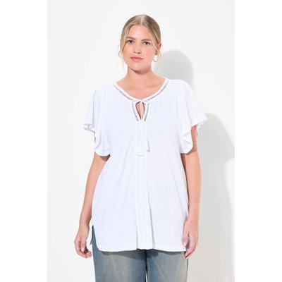 T-shirt col tunisien et manches ULLA POPKEN
