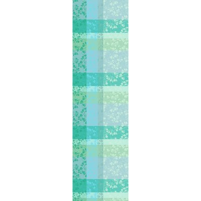 Chemin de table pur coton MILLE FEUILLAGES GARNIER-THIEBAUT