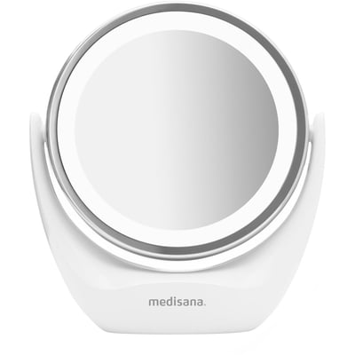 Miroir lumineux grossissant à piles MEDISANA