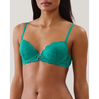 Soutien-gorge push-up en dentelle rose DAILIZ UNDIZ