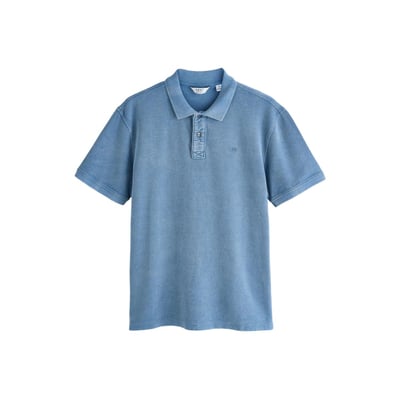 Polo délavé à manches courtes NEXT