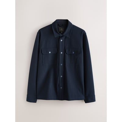 Veste-chemise à pressions en sergé de jersey NEXT