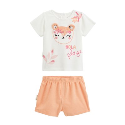 Ensemble enfant t-shirt et short en éponge Bahamas PETIT BEGUIN