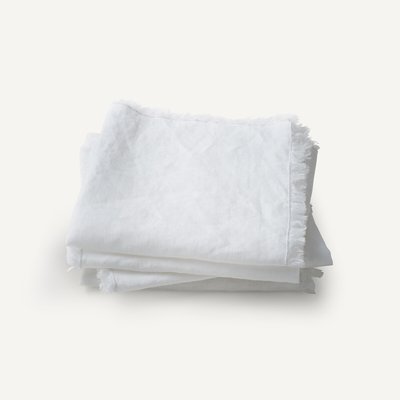 Lot de 4 serviettes de table en lin lavé, Yastigi AM.PM