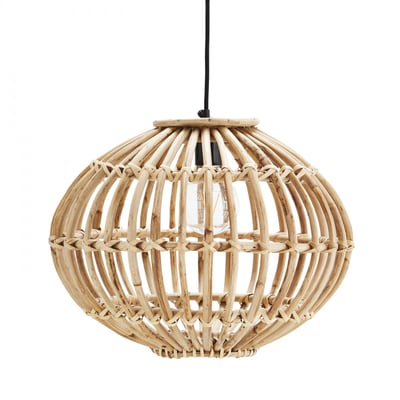 Lampe Suspension en Bambou Ronde MADAM STOLTZ