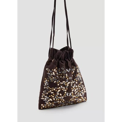 Sac à main avec cristaux MANGO