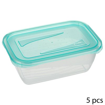 5 boîtes de conservation 0,5L FRESH & FREEZE 5FIVE SIMPLY SMART