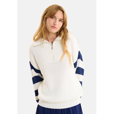 Pull camionneur tricot manches rayés ICODE