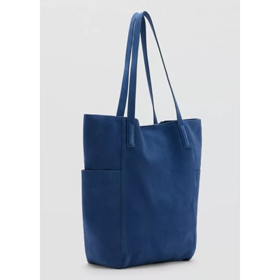 Sac shopper cuir MANGO