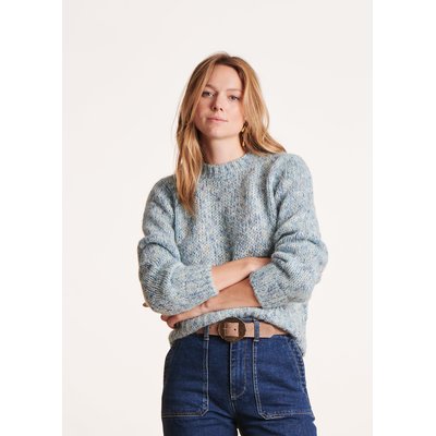 Pull chiné en laine LA FEE MARABOUTEE