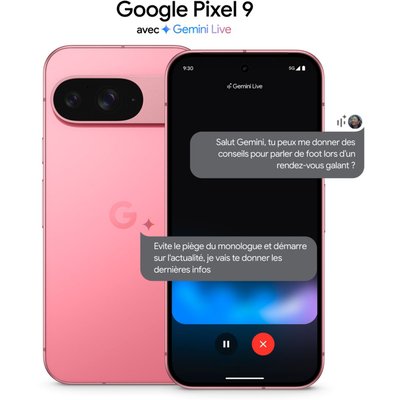 Smartphone Pixel 9 Rose Pivoine 128Go GOOGLE
