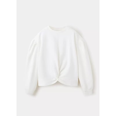 Sweat-shirt coton nœud MANGO KIDS