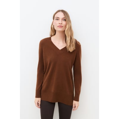 Pull droit cachemire MFRANK CAROLL