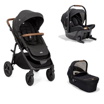 Poussette trio Alore Shale + siège auto Sprint Eclipse + nacelle Ramble XL Eclipse JOIE