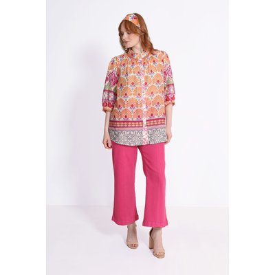 Chemise en voile de coton imprimé motif base JEAN-MARC PHILIPPE