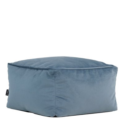Pouf repose-pieds carré velours - AMARA ICON