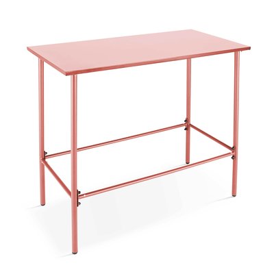 Table de jardin haute en acier, PALAVAS OVIALA