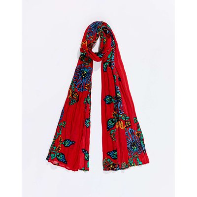 Foulard voile de coton bio imprimée LAVANDI LA FIANCÉE