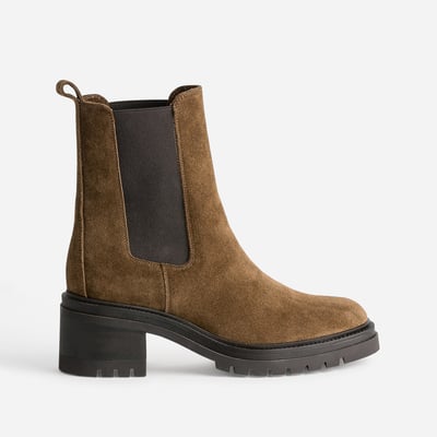 Boots À Talon en cuir SELENE TEXTO