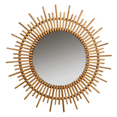 Miroir en rotin PLANÈTE KOK