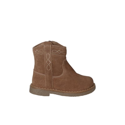 Chaussures premiers pas boots cuir VERTBAUDET