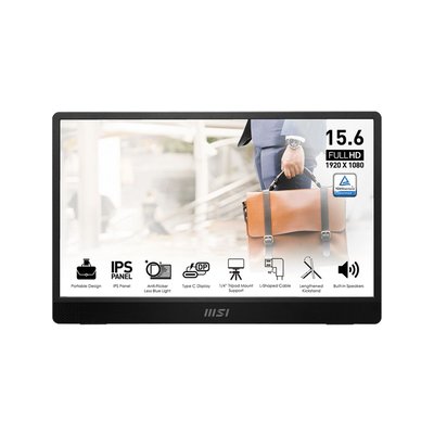 Ecran PC PRO MP161 E2 Plat 15..6'' IPS MSI