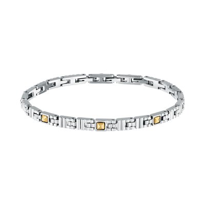 Bracelet en acier, cristaux, GOLD MORELLATO