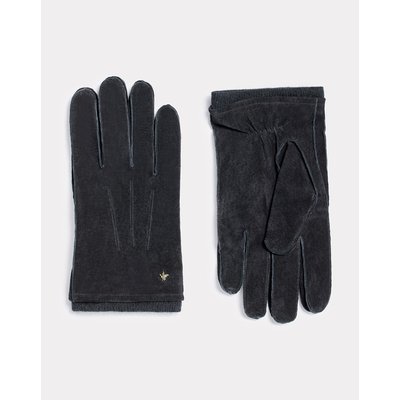 Gants en cuir de mouton avec doublure en laine NUBUCK CHEVIGNON