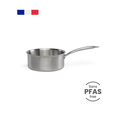 Brigade - Casserole en acier inoxydable 18 cm LIVOO