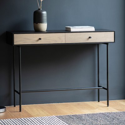 Patna Wood 2 Drawer Console Table SO'HOME